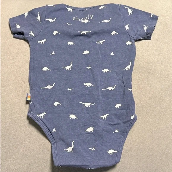 Magnetic Me Blue Dinosaur Bodysuit - Picture 2 of 4